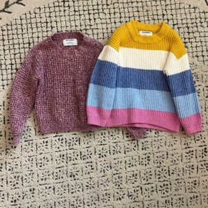 2 Old Navy 3T sweaters